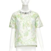 Pre-owned Polyester tops Marni Pre-owned , Green , Dames