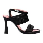 High Heel Sandals Premiata , Black , Dames