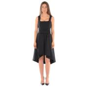 Elegante Zwarte Cocktailjurk Liu Jo , Black , Dames