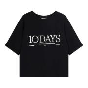 T-Shirts 10Days , Black , Dames