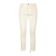 Slim-Fit Beige Jeans voor Mannen Don The Fuller , Beige , Heren