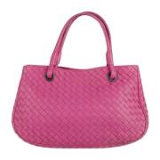 Pre-owned Leather handbags Bottega Veneta Vintage , Pink , Dames