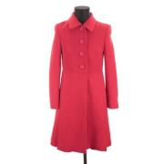 Pre-owned Wool outerwear Miu Miu Pre-owned , Red , Dames