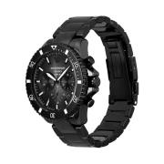 Ar70010 - Heren enkele tijd horloge Emporio Armani , Black , Heren