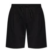 Katoenen shorts Emporio Armani , Black , Heren