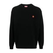 Round-neck Knitwear Kenzo , Black , Heren