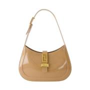 Leather handbags Versace , Brown , Dames