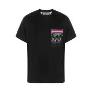 T-Shirts Versace Jeans Couture , Black , Heren