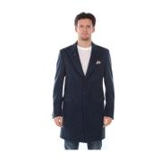 Coats Daniele Alessandrini , Blue , Heren