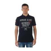 Polo Shirts Armani Jeans , Blue , Heren