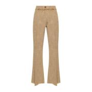Flared Trousers Etro , Beige , Dames
