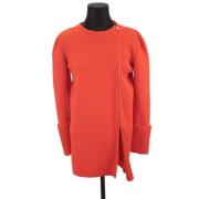 Pre-owned Wool outerwear Dior Vintage , Orange , Dames