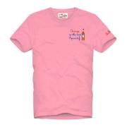 T-Shirts MC2 Saint Barth , Pink , Heren