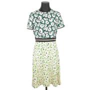 Pre-owned Polyester dresses Stella McCartney Pre-owned , Green , Dames
