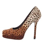 Pre-owned Fabric heels Gucci Vintage , Brown , Dames