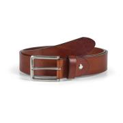 Bruin Leren Jeans Riem Italiaans Vakmanschap Howard London , Brown , H...