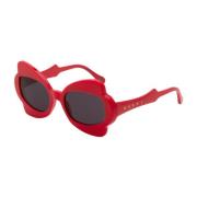 XJB RED Sunglasses Marni , Red , Dames