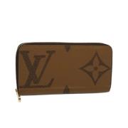 Pre-owned Canvas wallets Louis Vuitton Vintage , Brown , Dames