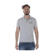 Klassieke Polo Shirt Emporio Armani EA7 , Gray , Heren