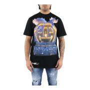 Heren T-shirt Round Neck Philipp Plein , Black , Heren