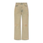 Shelly jeans met rechte pijpen Samsøe Samsøe , Beige , Dames