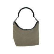 Pre-owned Cotton gucci-bags Gucci Vintage , Beige , Dames