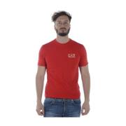 Sweatshirt T-shirt Combo Emporio Armani EA7 , Red , Heren
