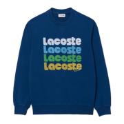 Blauwe Sweaters Lacoste , Blue , Heren
