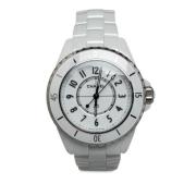 Pre-owned Metal watches Chanel Vintage , White , Dames