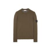 Round-neck Knitwear Stone Island , Green , Heren