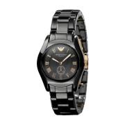 Watches Emporio Armani , Black , Dames