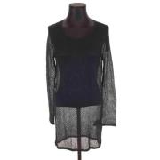 Pre-owned Fabric tops Yves Saint Laurent Vintage , Black , Dames