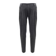 Heren Pinpoint Pants Grijs Dolce & Gabbana , Gray , Heren