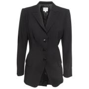 Pre-owned Fabric outerwear Armani Pre-owned , Black , Dames