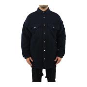 Navy Blauw Overmaatse Shirtjas Ambush , Blue , Heren