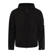 Heren Chrome-R Hooded Jacket Zwart C.p. Company , Black , Heren