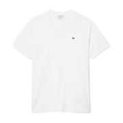 T-Shirts Lacoste , White , Heren