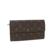 Pre-owned Canvas wallets Louis Vuitton Vintage , Brown , Dames