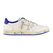 Heren Clay Sneaker Wit/Blauw Premiata , White , Heren