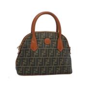 Pre-owned Canvas handbags Fendi Vintage , Black , Dames