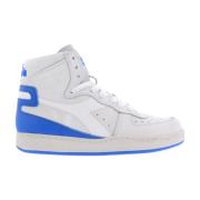 Dames Mi Basket Used Wit/Blauw Diadora , White , Dames