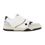 Heren Spiker Sneakers Wit Dsquared2 , White , Heren