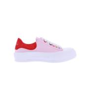 Dames Sneaker Fabri.S.Gomm Ca.S./Sen Alexander McQueen , Pink , Dames