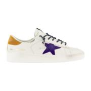 Stardan Sneaker Wit/Paars/Oker Golden Goose , White , Heren
