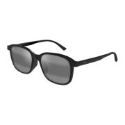 Makuahine AF 654-02 Shiny Black Sunglasses Maui Jim , Black , Heren