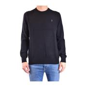 Stijlvolle Zwarte Gebreide Kleding voor Mannen Ralph Lauren , Black , ...