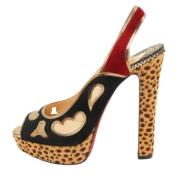 Pre-owned Suede sandals Christian Louboutin Pre-owned , Multicolor , D...