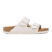 Arizona Leve Crème Slippers Birkenstock , White , Heren