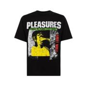 T-Shirts Pleasures , Black , Heren