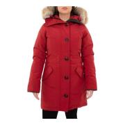 Rode Rossclair Parka Jas Canada Goose , Red , Dames